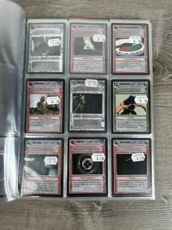 Vintage Star Wars CCG CARD Binder LOT - Image 4