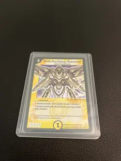 Duel Masters TCG Urth, Purifying Elemental Holo Card DM01 S2/S10 Super Rare - Image 2