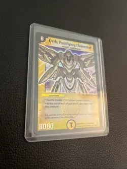 Duel Masters TCG Urth, Purifying Elemental Holo Card DM01 S2/S10 Super Rare - Image 4