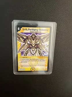 Duel Masters TCG Urth, Purifying Elemental Holo Card DM01 S2/S10 Super Rare - Image 5