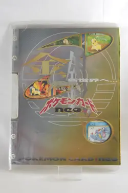 Pokemon card Neo Genesis Premium File Binder Series 1 Gold Silver Swirl×1 LP - Image 1