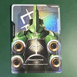 Kshatriya Resource GD01 006 C+ Gundam Card Game - Newtype Rising - Image 1