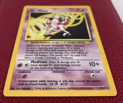Pokemon TCG - Jungle - Mr. Mime 6/64 No Symbol Error card - Image 4