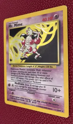 Pokemon TCG - Jungle - Mr. Mime 6/64 No Symbol Error card - Image 5