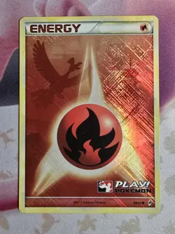 Fire Energy - 89/95 - Pokemon Call of Legends Holo Card Play! Promo LP - Image 1