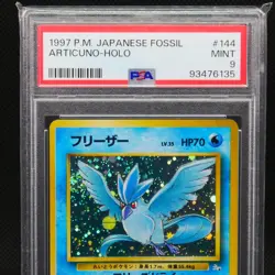 Articuno Fossil No.144 Holo Japanease Pokemon Card 1997 PSA9 - Image 3