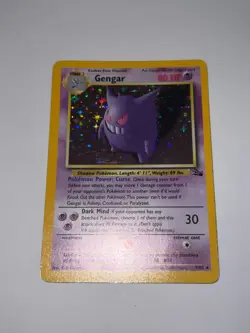 MP Gengar 5/62 Fossil Holo Pokemon Card TCG Vintage - Image 4