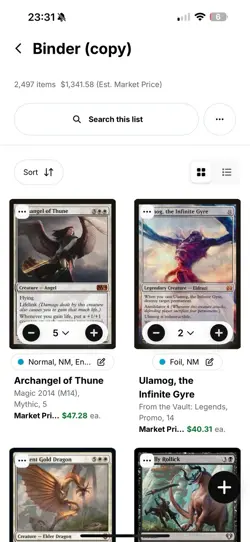 Magic the Gathering Collection lot 3438 Cards Value Ranging Form $50-$1. - Image 1