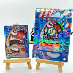 Buggy OP09-042 L Emperors in the New World - ONE PIECE Card JPN + Full Art Case - Image 1