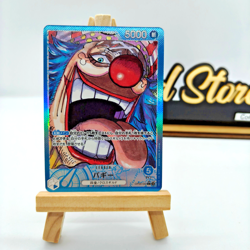 Buggy OP09-042 L Emperors in the New World - ONE PIECE Card JPN + Full Art Case - Image 5