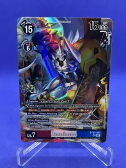 Digimon Card Game Omnimon BT22-015 SR Super Rare Cyber Eden - Image 1