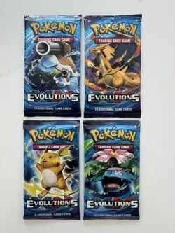2016 Pokemon Card XY Series Evolutions Booster Pack Sealed X1 Random Art Work - Image 1