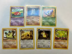 Team Rocket 1st Edition Pokemon Card Lot Vintage WOTC Pack fresh Mint - Image 1