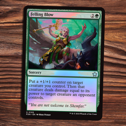 Felling Blow - FOIL - Foundations - Magic the Gathering - Image 1