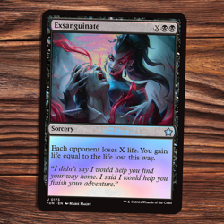 Exsanguinate - FOIL - Foundations - Magic the Gathering - Image 1