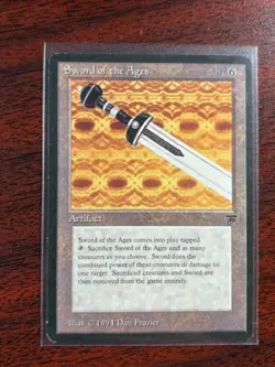 Sword of the Ages MTG Magic the Gathering 1994 - Image 1