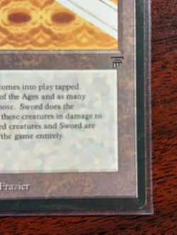 Sword of the Ages MTG Magic the Gathering 1994 - Image 4