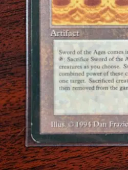 Sword of the Ages MTG Magic the Gathering 1994 - Image 5