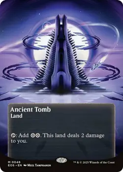 x1 Ancient Tomb (0046) - Foil - Borderless M MTG Edge of Eternities: Stellar Sig - Image 1