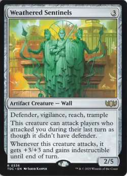 Weathered Sentinels Commander: Tarkir: Dragonstorm Non-Foil Near Mint or Better - Image 1