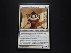 Masako the Humorless MP [Champions of Kamigawa] #1 Mtg Magic Free Tracking! - Image 1