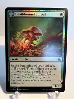 Deathbonnet Sprout Deathbonnet Hulk MID MTG 181/277 UNCOMMON M/NM Foil - Image 1
