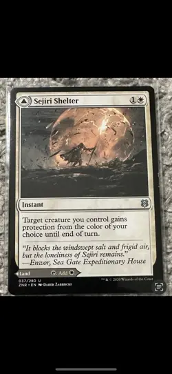 MTG - Sejiri Shelter Sejiri Glacier - Zendikar Rising - NM - Image 1