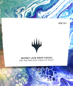 MTG SECRET LAIR CAN YOU FEEL WITH A HEART OF STEEL SEALED FOIL - Image 1