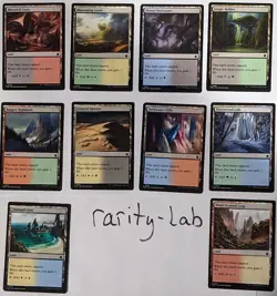 Life Gain Dual Land Full Set of 10 from MTG Foundations - Image 1
