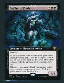 Defiler of Flesh - Extended Art - MTG Magic 2022 Dominaria United - NM/M - Image 1