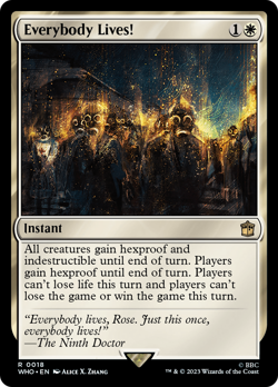 Everybody Lives! #18 | Near Mint | Doctor Who Magic MTG - Image 1