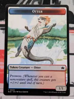 Otter Token Bloomburrow Regular - NM #T0025 MTG BLB - Image 1
