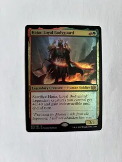 MTG: Hajar, Loyal Bodyguard (FOIL) - The Brothers' War - Image 1