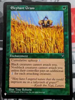 Elephant Grass Visions The List Reprints Regular - NM #104 MTG - Image 1