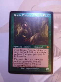 MTG Titania, Protector of Argoth Retroframe Foil Modern Horizons 2 Mythic NM - Image 1