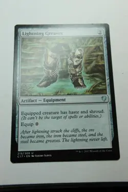 MTG Lightning Greaves x1- -Commander 2017-Lightly Played - Image 1