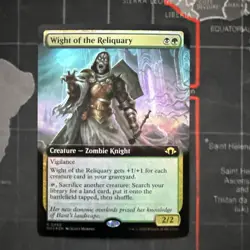 NM Extended Art Foil Wight of the Reliquary, MTG, Modern Horizons 3, Magic, 460 - Image 1