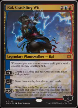 MTG - Bloomburrow - Ral, Crackling Wit - Regular - Image 1