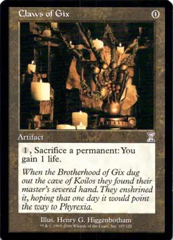 MTG Claws of Gix (107) | NM | Timeshifted (TSB) - Image 1