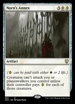 Near Mint, English - 1 x MTG Norn's Annex Commander Phyrexia: All Will Be One - Image 1