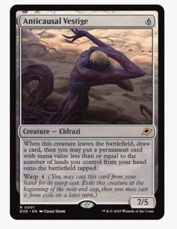 Anticausal Vestige #1 Edge of Eternities (EOE) In Protective Sleeve NM - Image 1