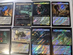 9x Mtg LoTR Extended Art Rare Surge Foil Lot - Image 3