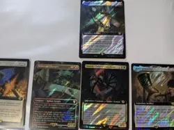 9x Mtg LoTR Extended Art Rare Surge Foil Lot - Image 4