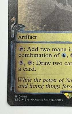 MTG Relic of Sauron Foil Showcase Scrolls LTC #489 Lord of the Rings Magic - Image 5