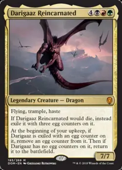 1x Darigaaz Reincarnated MTG Dominaria NM Magic Regular - Image 1