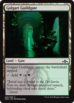 1x Golgari Guildgate (ART VAR: 249/259) - Foil MTG Guilds of Ravnica NM Magic Fo - Image 1