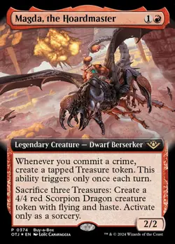 1x Magda, the Hoardmaster (374) - FOIL PROMO Buy-a-Box MTG Unique & Misc. Promos - Image 1