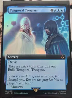1x Temporal Trespass (Extended Art) [Assassin's Creed] Foil Near Mint - Image 1