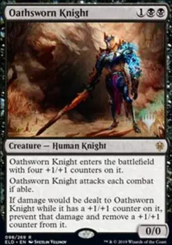 1x Oathsworn Knight - Promo Pack MTG Promo Pack Cards NM Magic Regular - Image 1