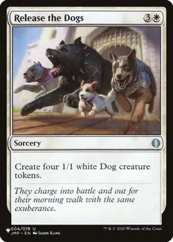 1x Release the Dogs - The List MTG The List NM Magic Regular - Image 1